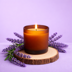 Lavish Lavender - Body Massage Candle - Small (90 gms)