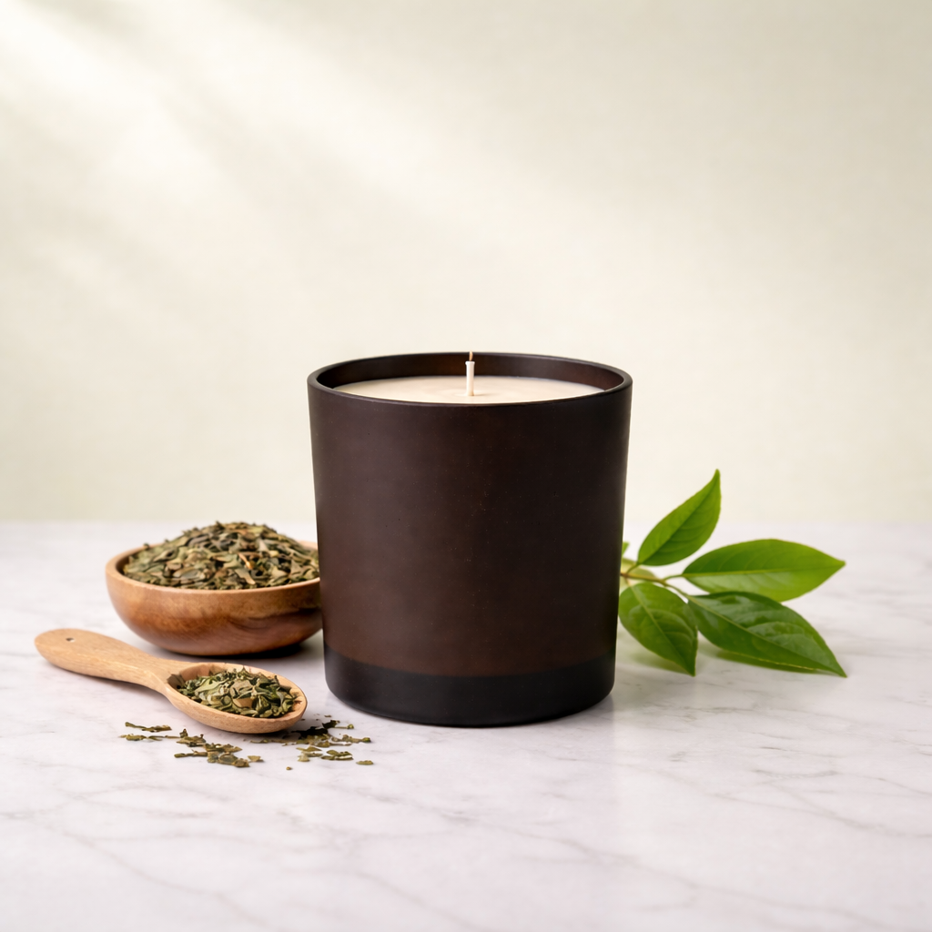 Green Tea - Body Massage Candle - Medium (150 gms)